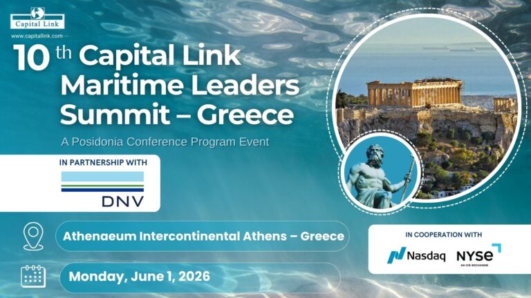 ICS Greek Branch Supports the 10th Capital Link Maritime Leaders Summit 1 10th Capital Link Maritime Leaders Summit – Greece 10