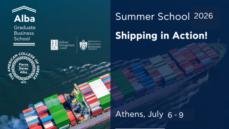 Summer School: Shipping in Action – Where Business Meets the Real World of Maritime Industry 1 2026 2