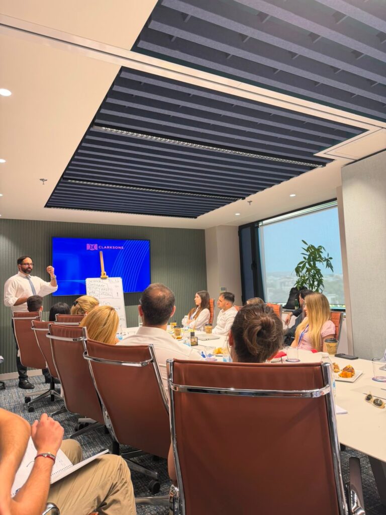 ICS Greek Branch and Clarksons Hellas Successfully Launch the First Shipping Training Week 10 kofopoulos day 2