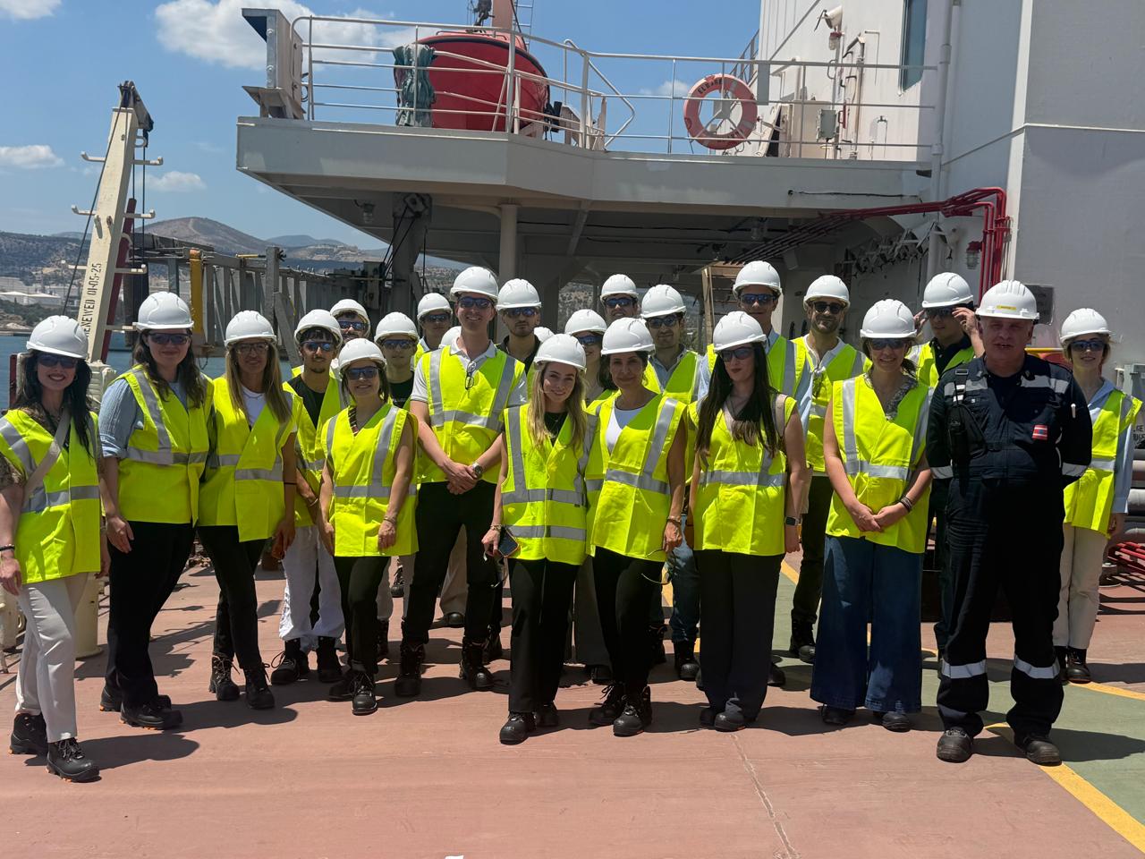 ICS Greek Branch and Clarksons Hellas Successfully Launch the First Shipping Training Week 1 vessel visit 4
